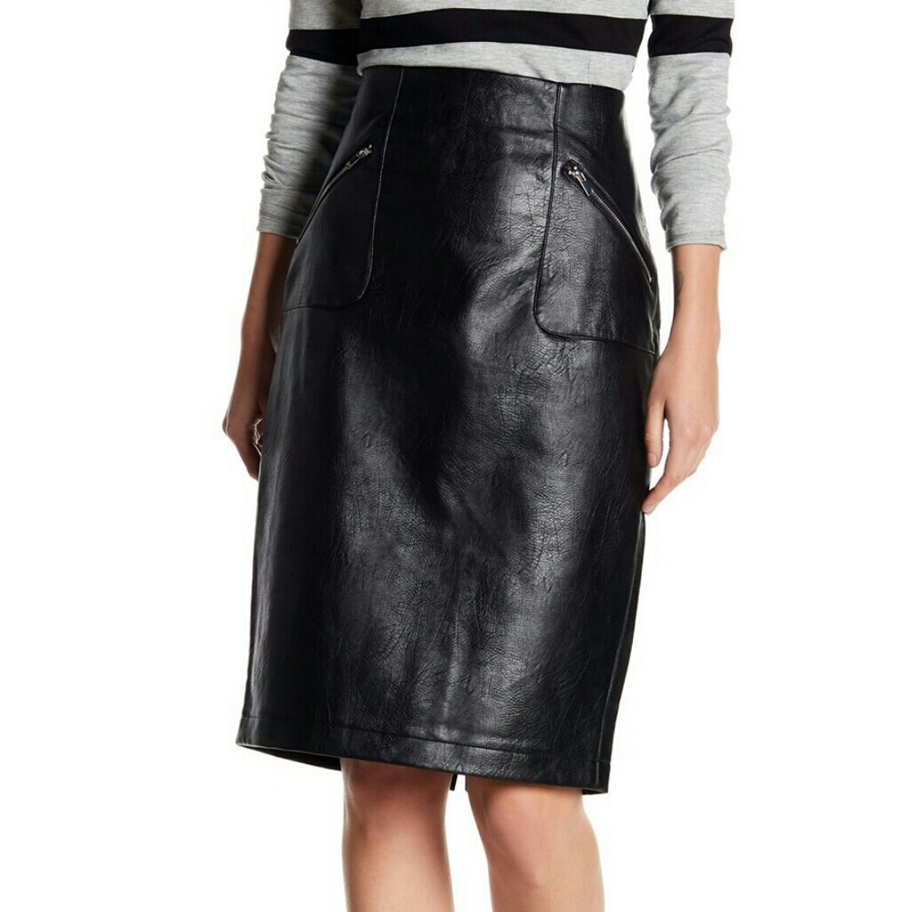 Leather skirt